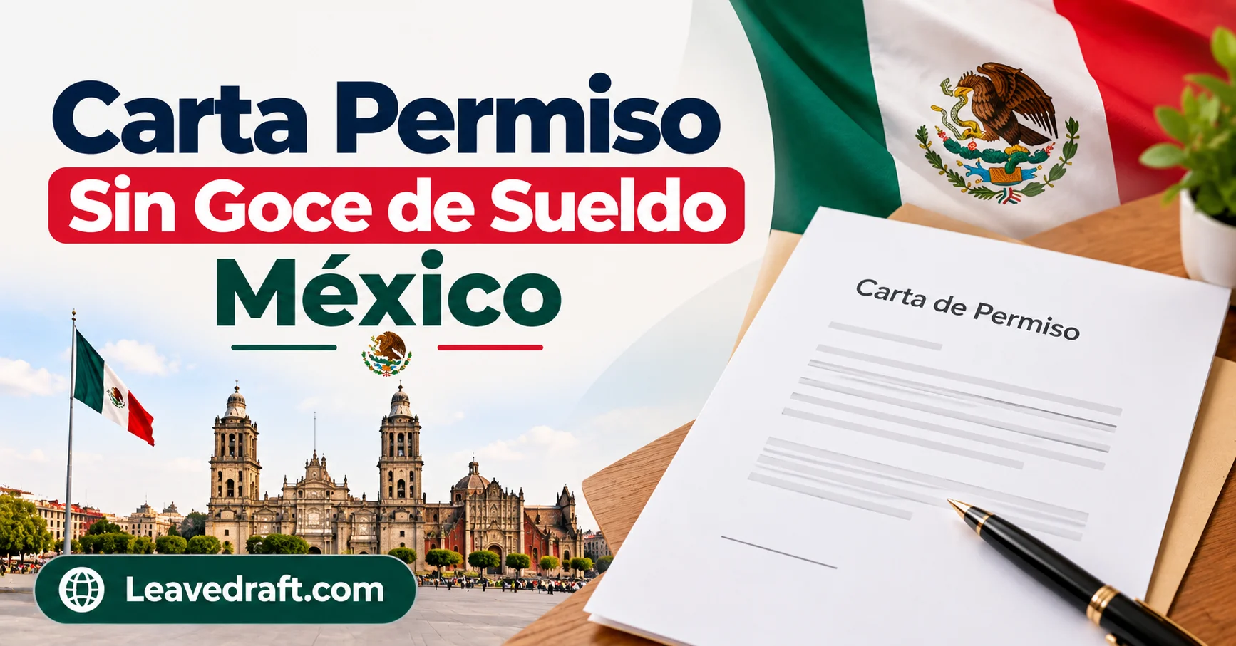 Permiso sin goce de sueldo en México 2026: carta y formato