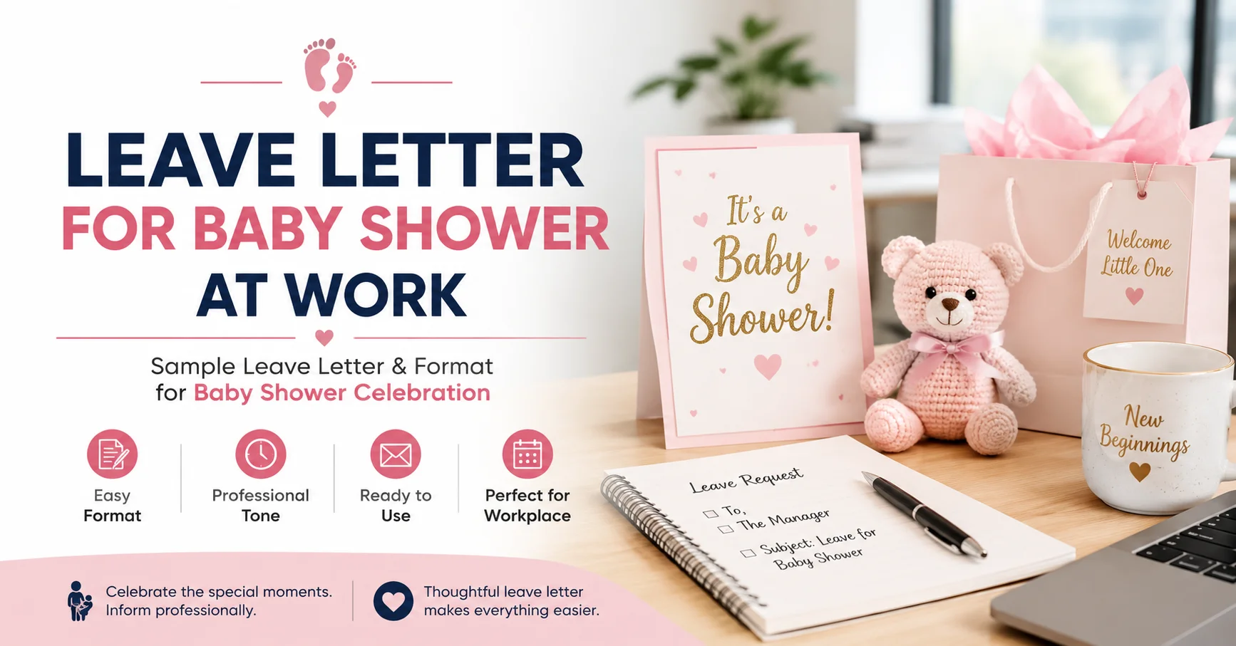 Leave Letter for Baby Shower at Work