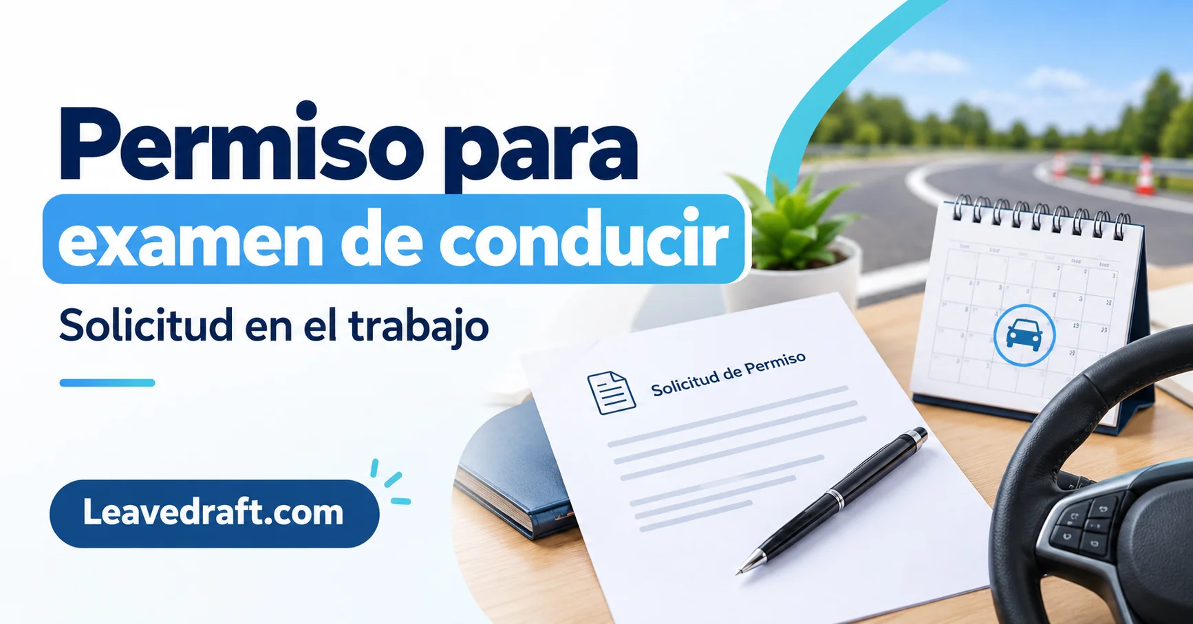 Permiso para Examen de Conducir en España 2026: Modelo