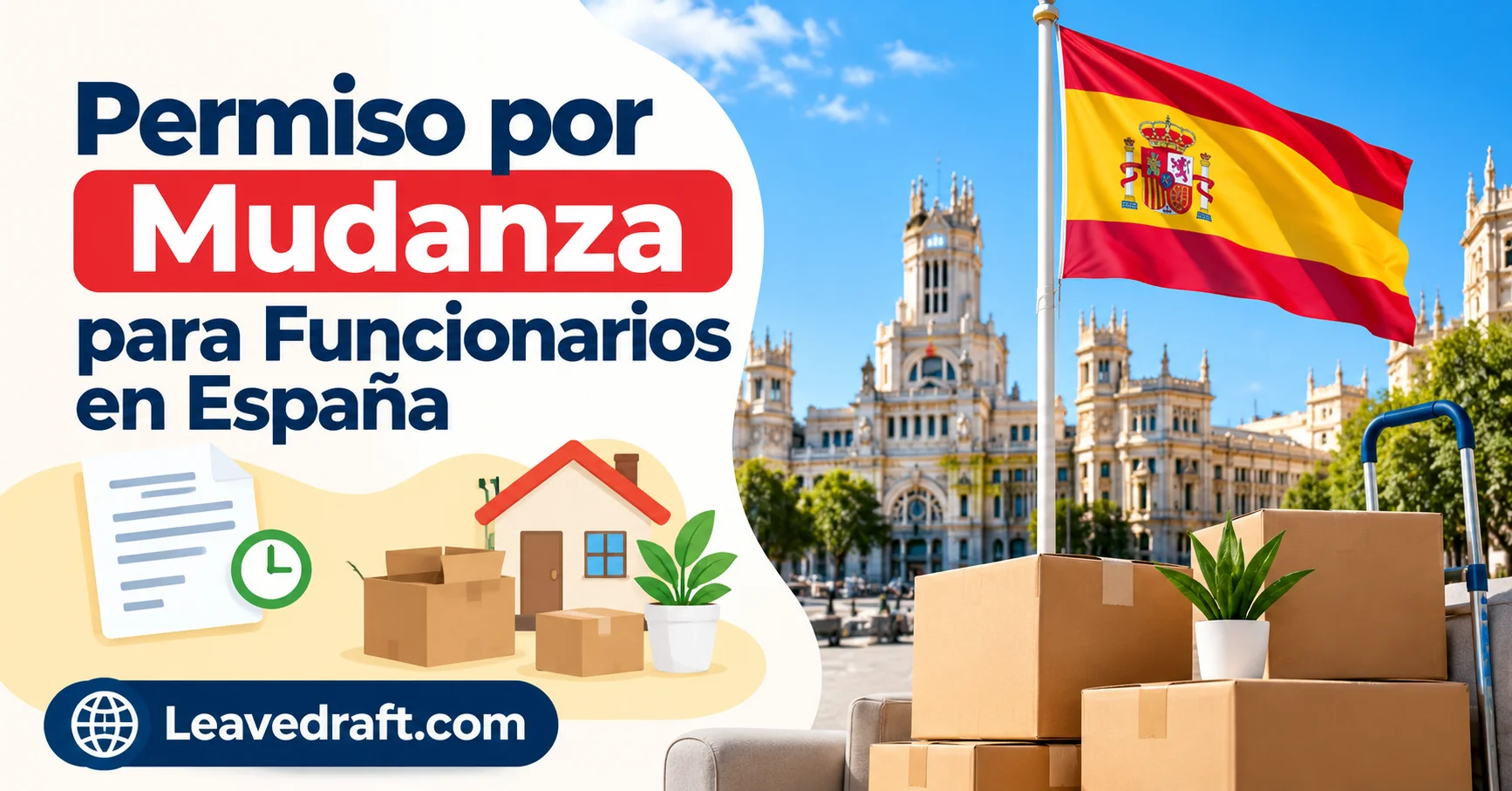 Permiso por mudanza en España 2026: cuántos días y modelo